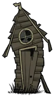 漏雨的小屋
